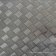 Bright Embossed Small 5 Bar Aluminum Tread Plate Checkered Sheet Price Alloy